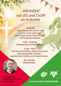 Jahresfest von Ev. Gemeinschaft und CVJM Rechtenbach @ Vereinshaus